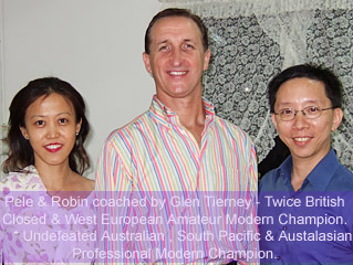 Robin & Pele coached by Glen Tierney